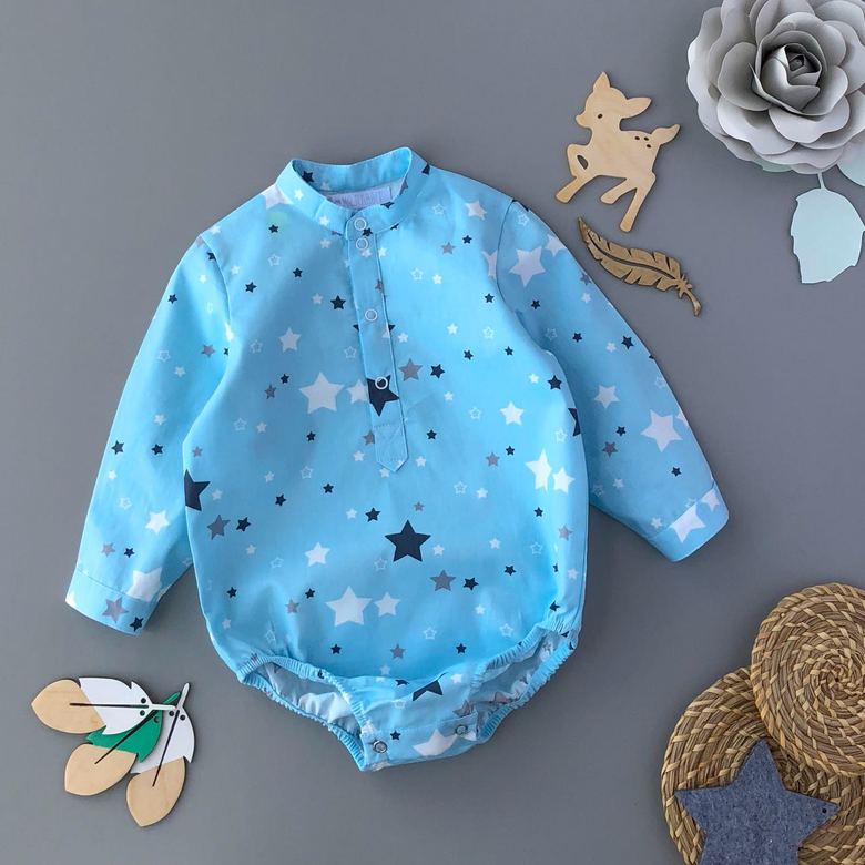 Рубашка - боди длинный рукав