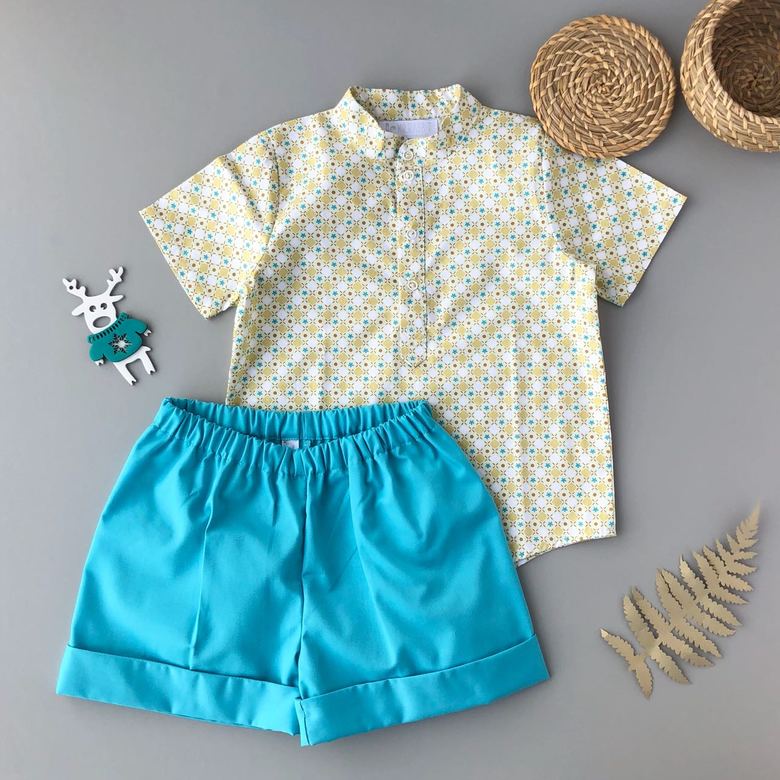 Рубашка классика короткий рукав