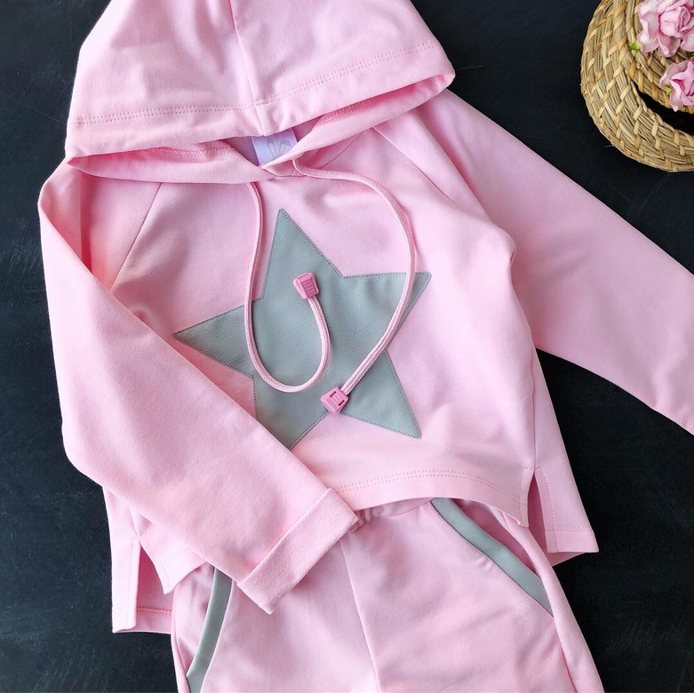 Укороченная толстовка + Штаны с карманами