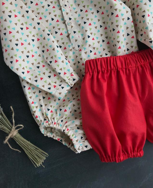 Рубашка - боди длинный рукав