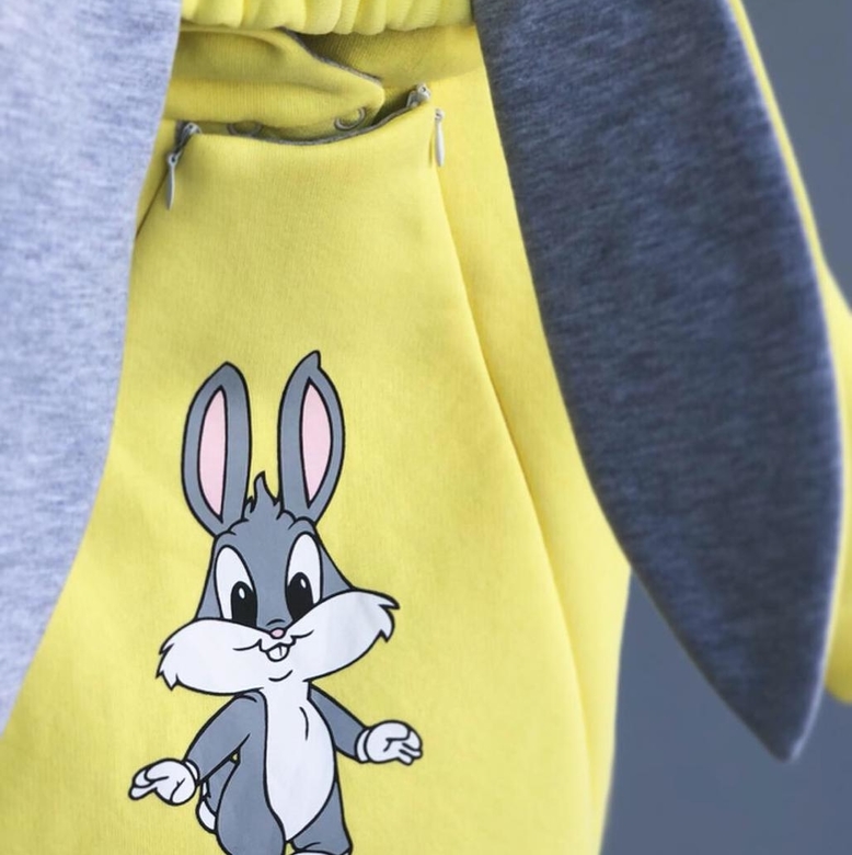 Комбез начёс «Зайка» Желтый