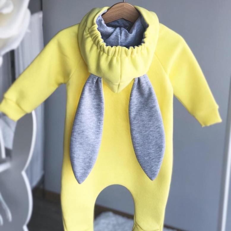 Комбез начёс «Зайка» Желтый