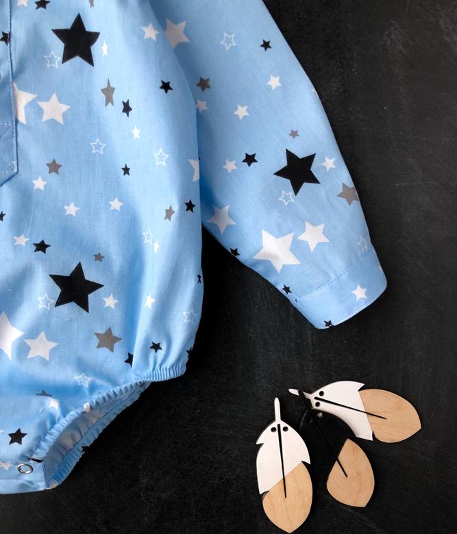 Рубашка - боди длинный рукав