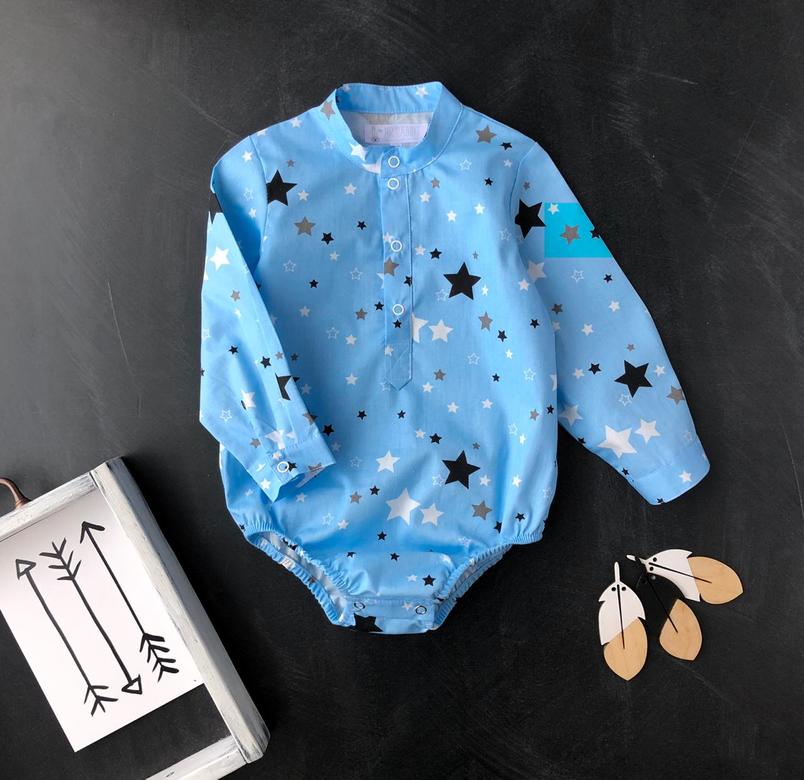 Рубашка - боди длинный рукав