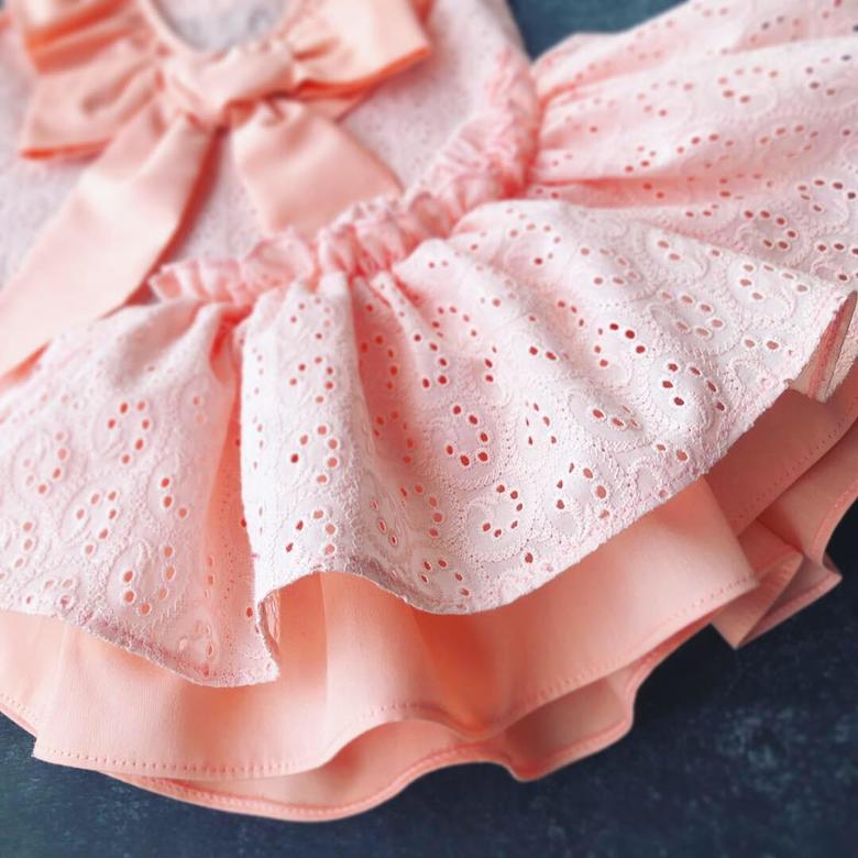 Топ с открытой спиной + Блумеры с двойной юбочкой