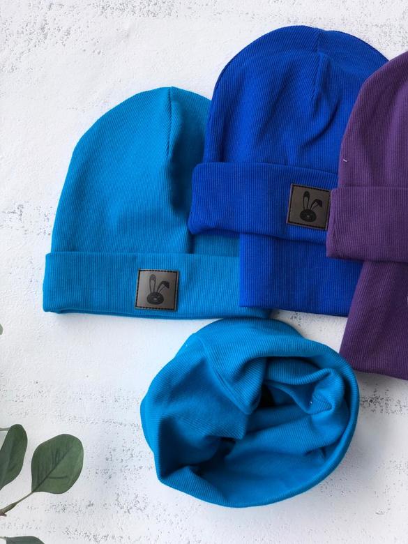 Кашкорсе для набора  Mr.rabbit шапка-снуд  Бирюза