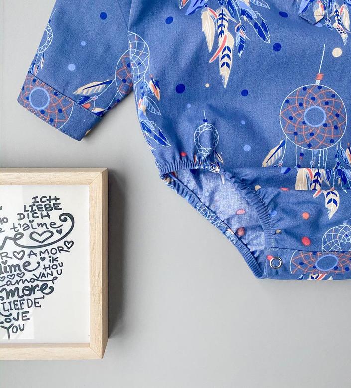 Рубашка - боди длинный рукав