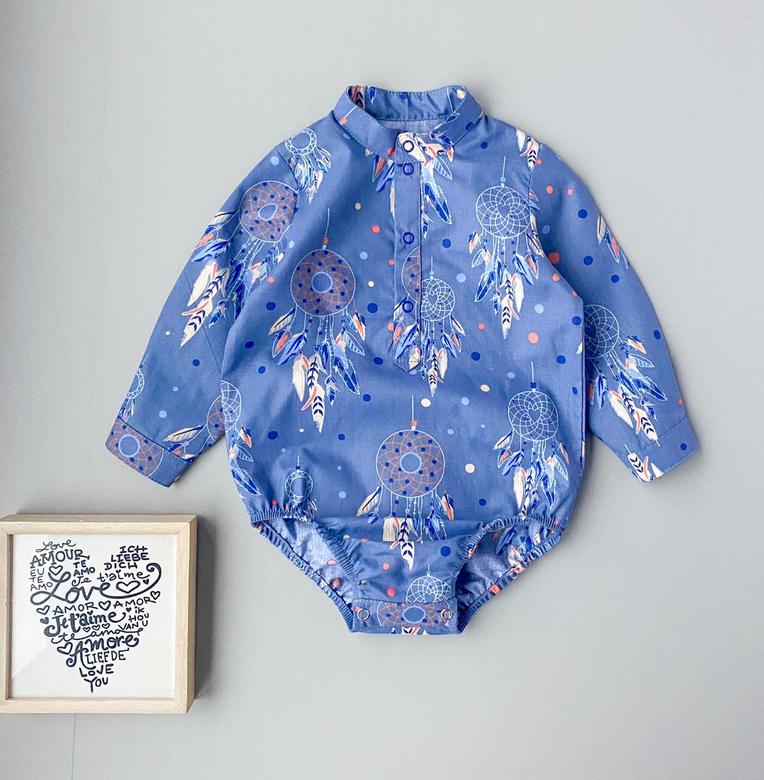 Рубашка - боди длинный рукав