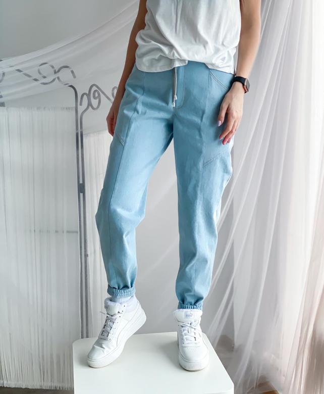 Джоггеры Голубые