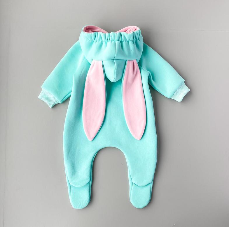 Комбез начёс «Зайка» Мята