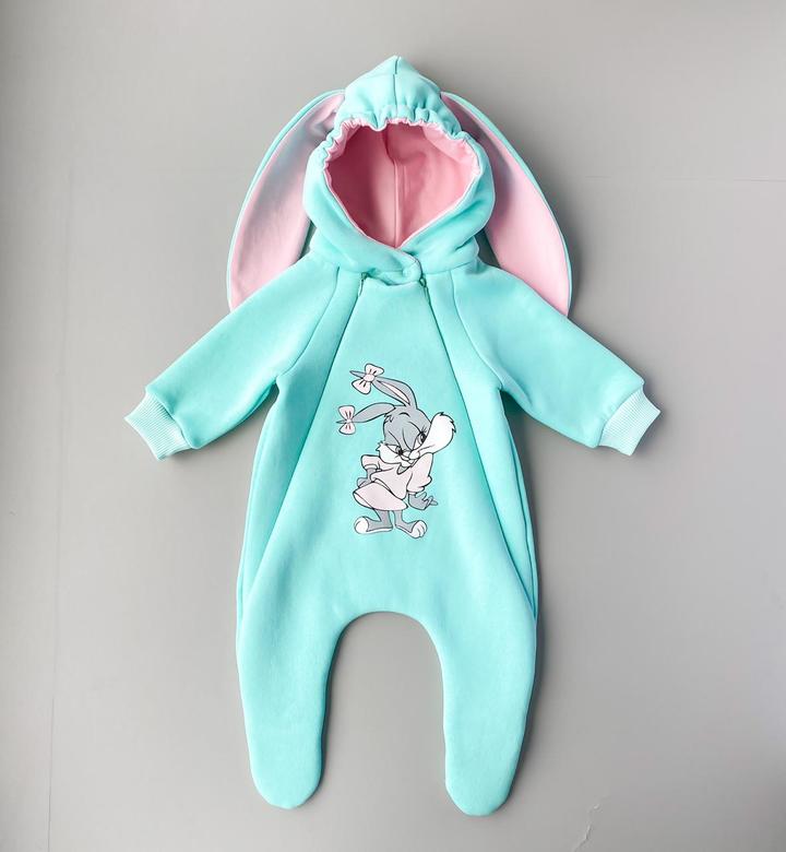 Комбез начёс «Зайка» Мята