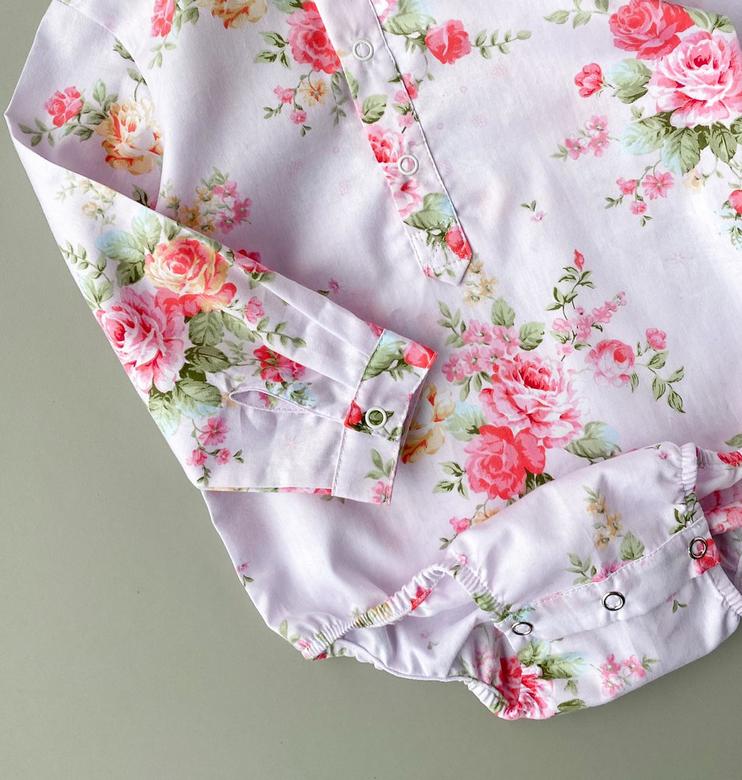 Рубашка - боди длинный рукав