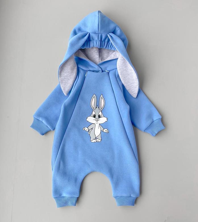 Комбез начёс «Зайка» Небесный