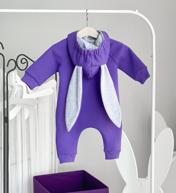 Комбез начёс «Зайка» Фиолетовый