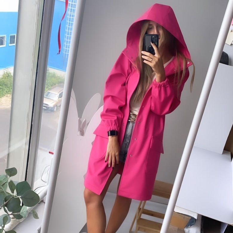 Плащ Rain Малиновый