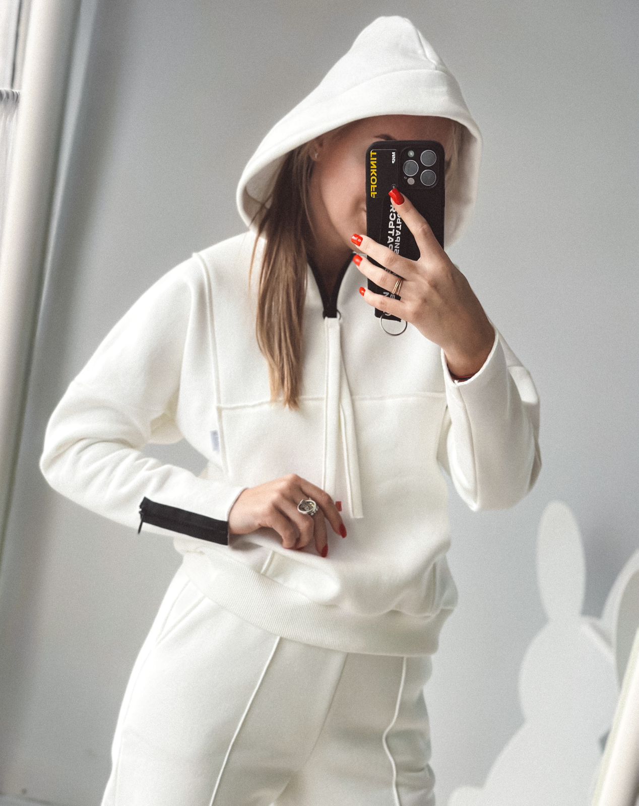 Комплект Over Молочный