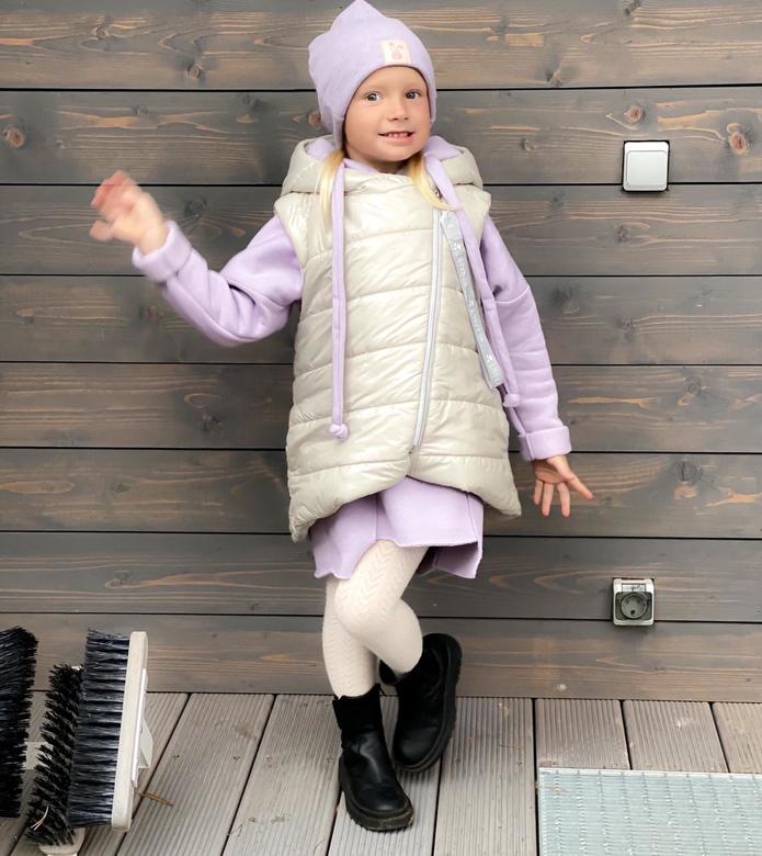 Удлиненная Жилетка Монклер Песок