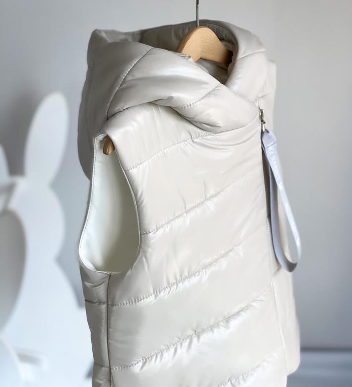 Удлиненная Жилетка Монклер Песок