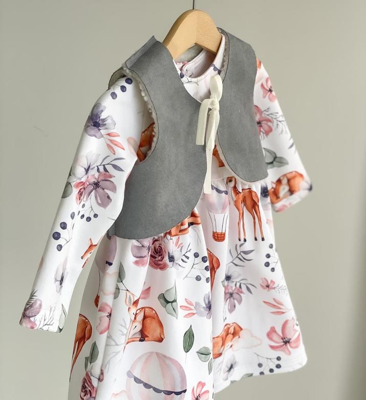 Платье трикотажное Рюша c Болеро