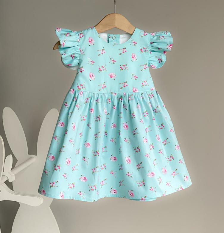 Платье Крылышки с поясом