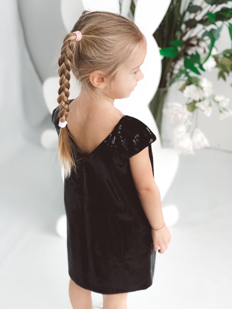 Платье Shine Черное