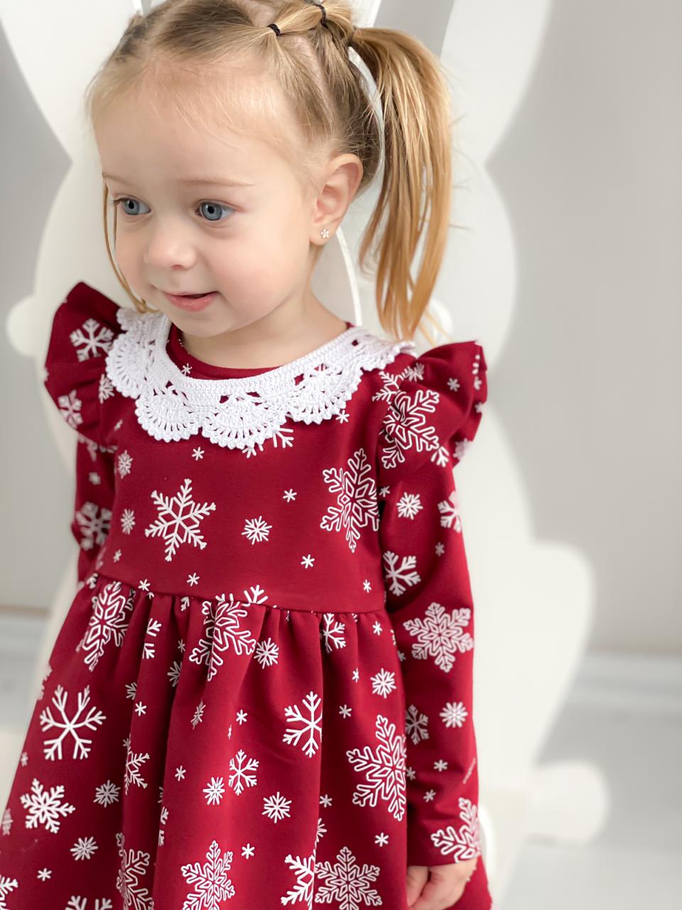 Платье трикотажное Рюша