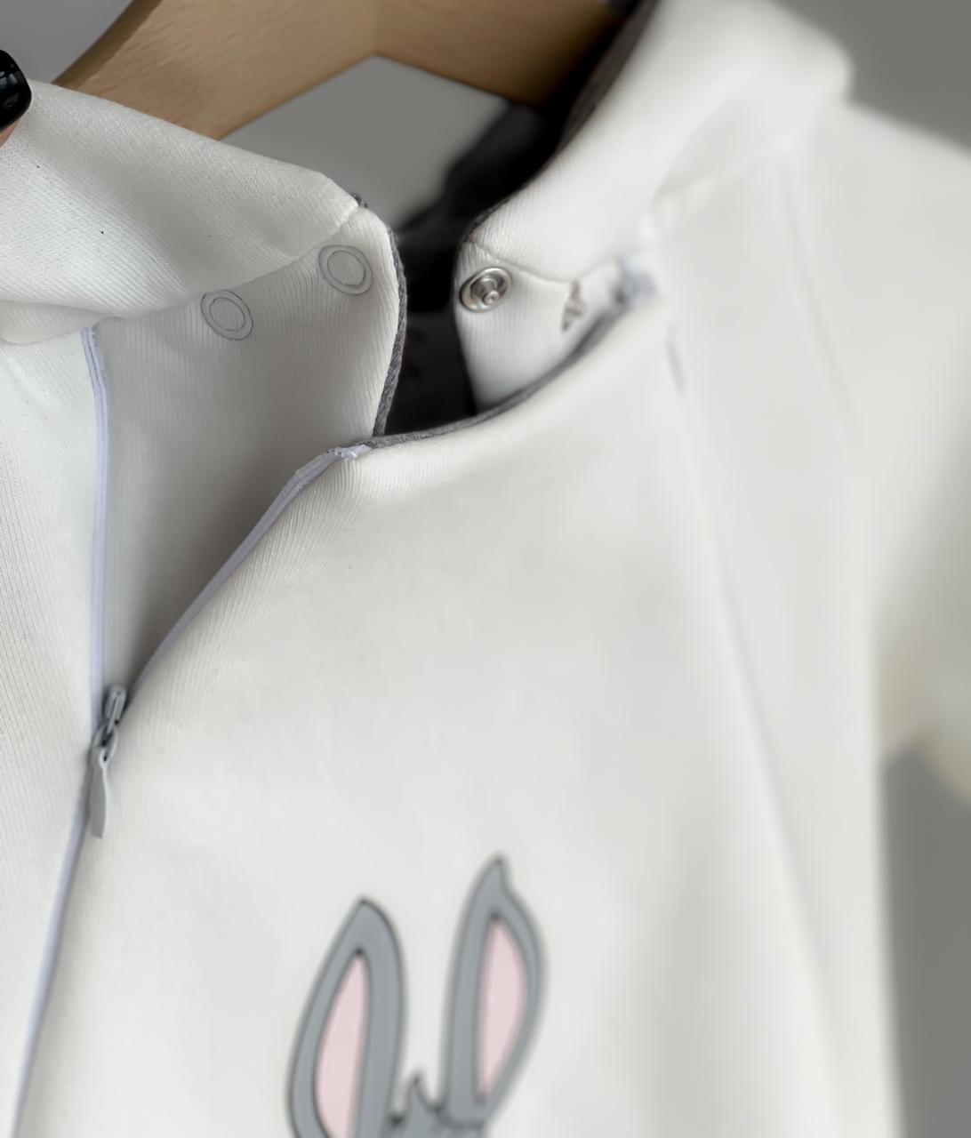 Комбез начёс «Зайка» Крем