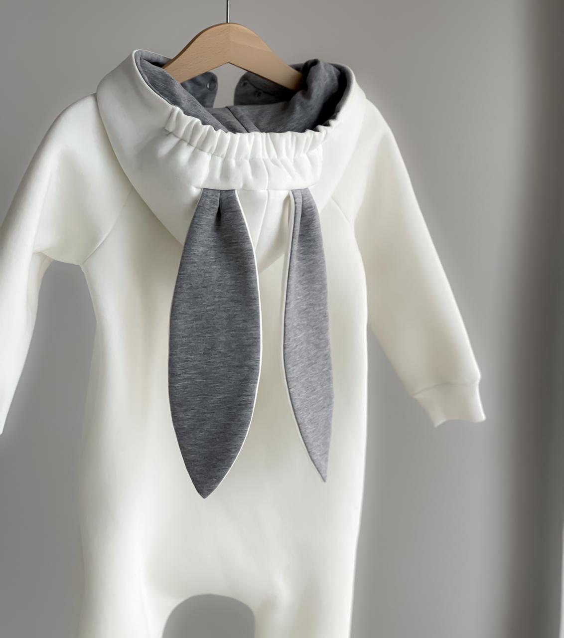 Комбез начёс «Зайка» Крем