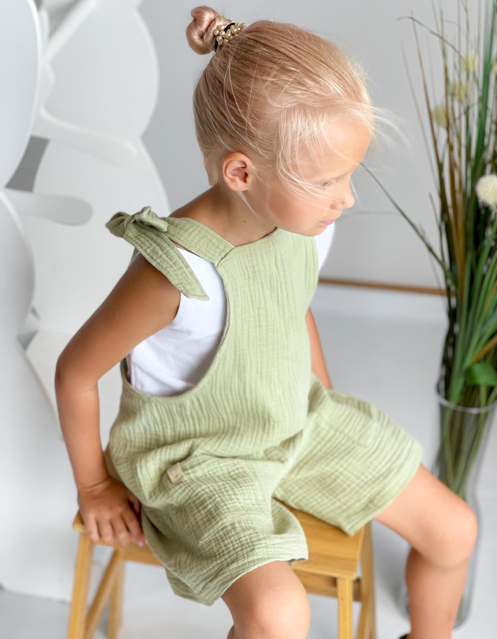 Комбишорты Муслин Олива