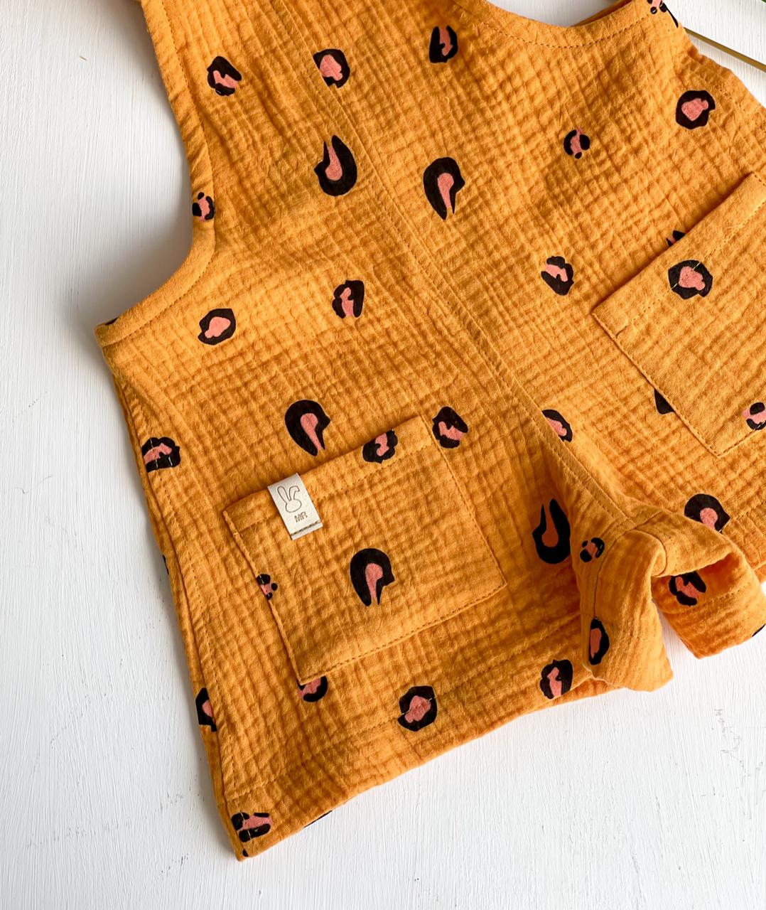 Комбишорты Муслин Леопард