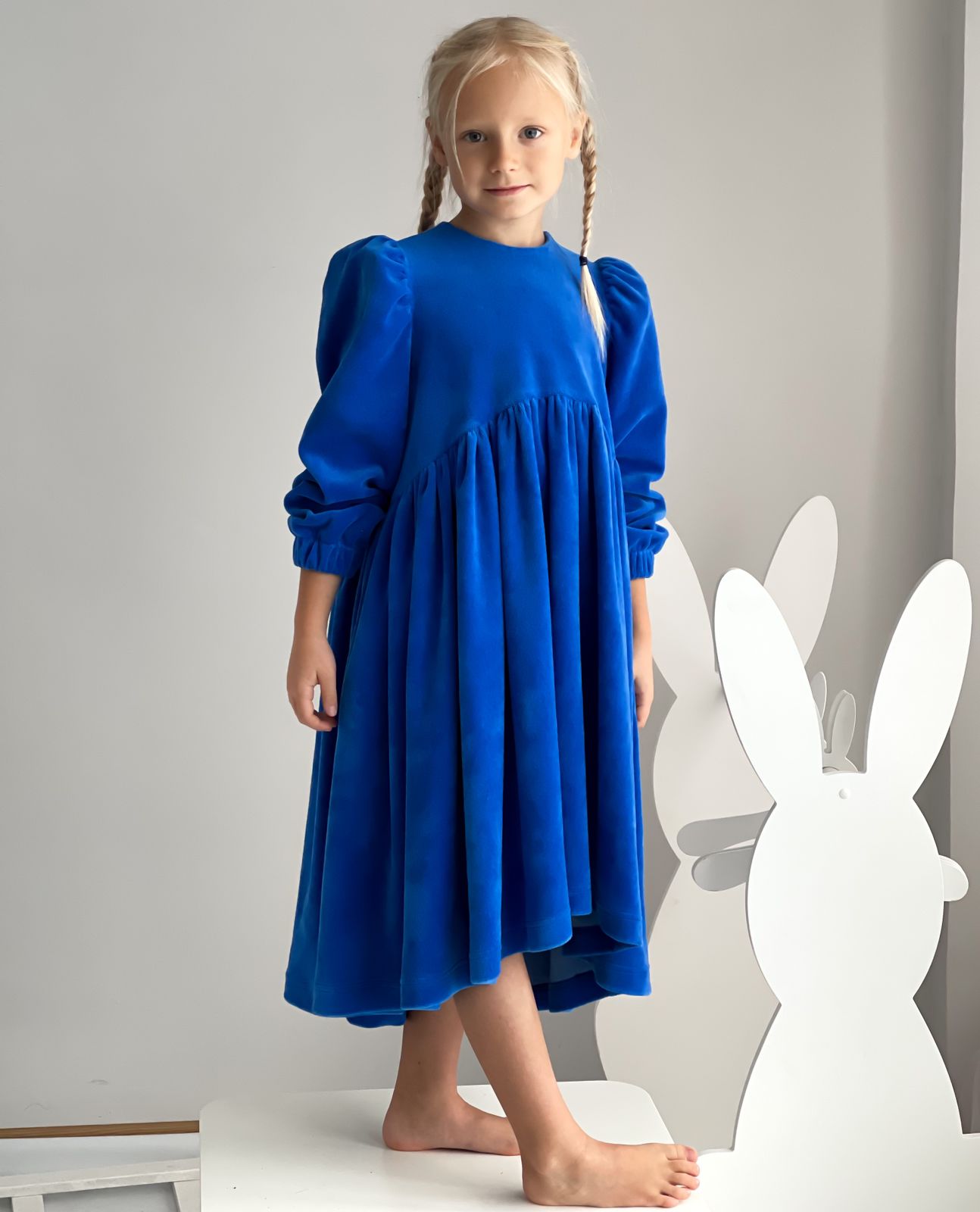 Платье Air синий электрик