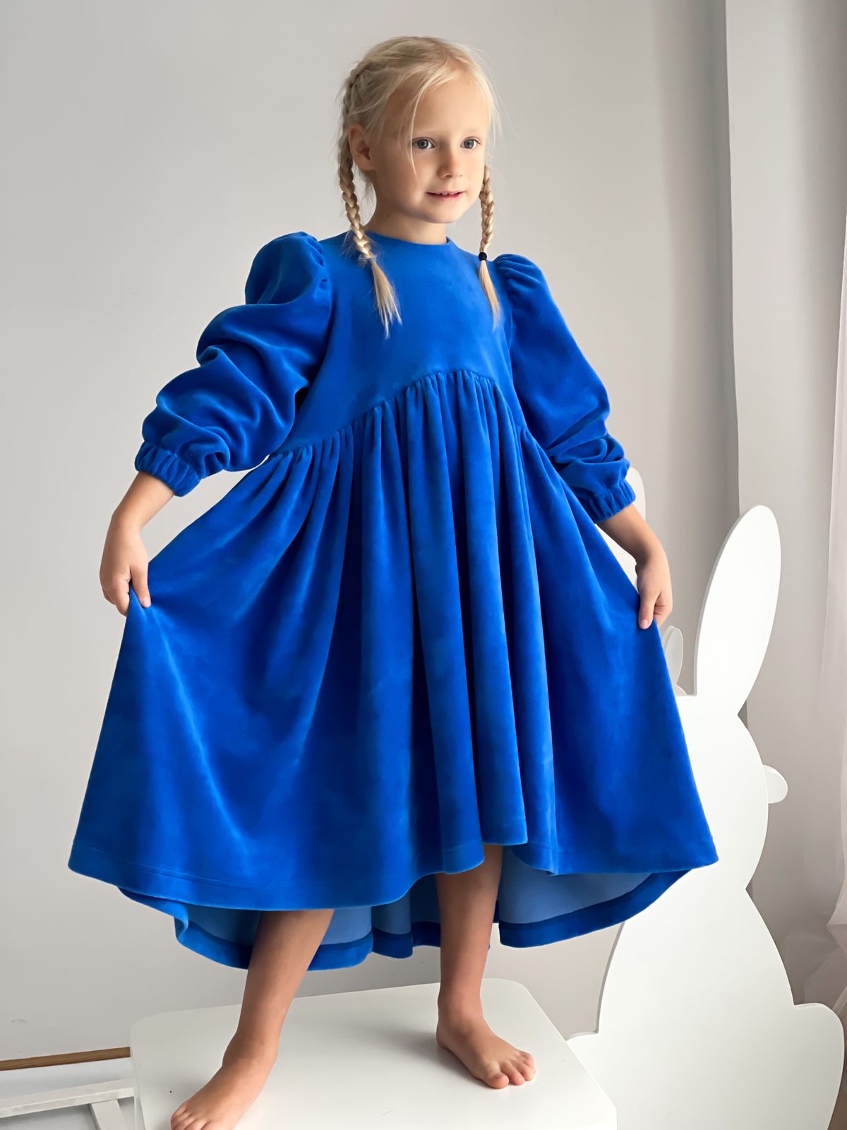 Платье Air синий электрик