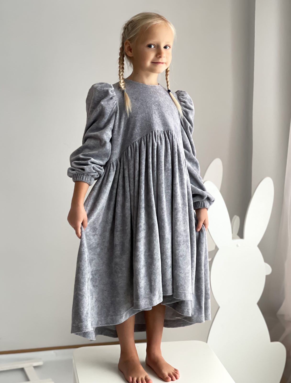 Платье Air серый