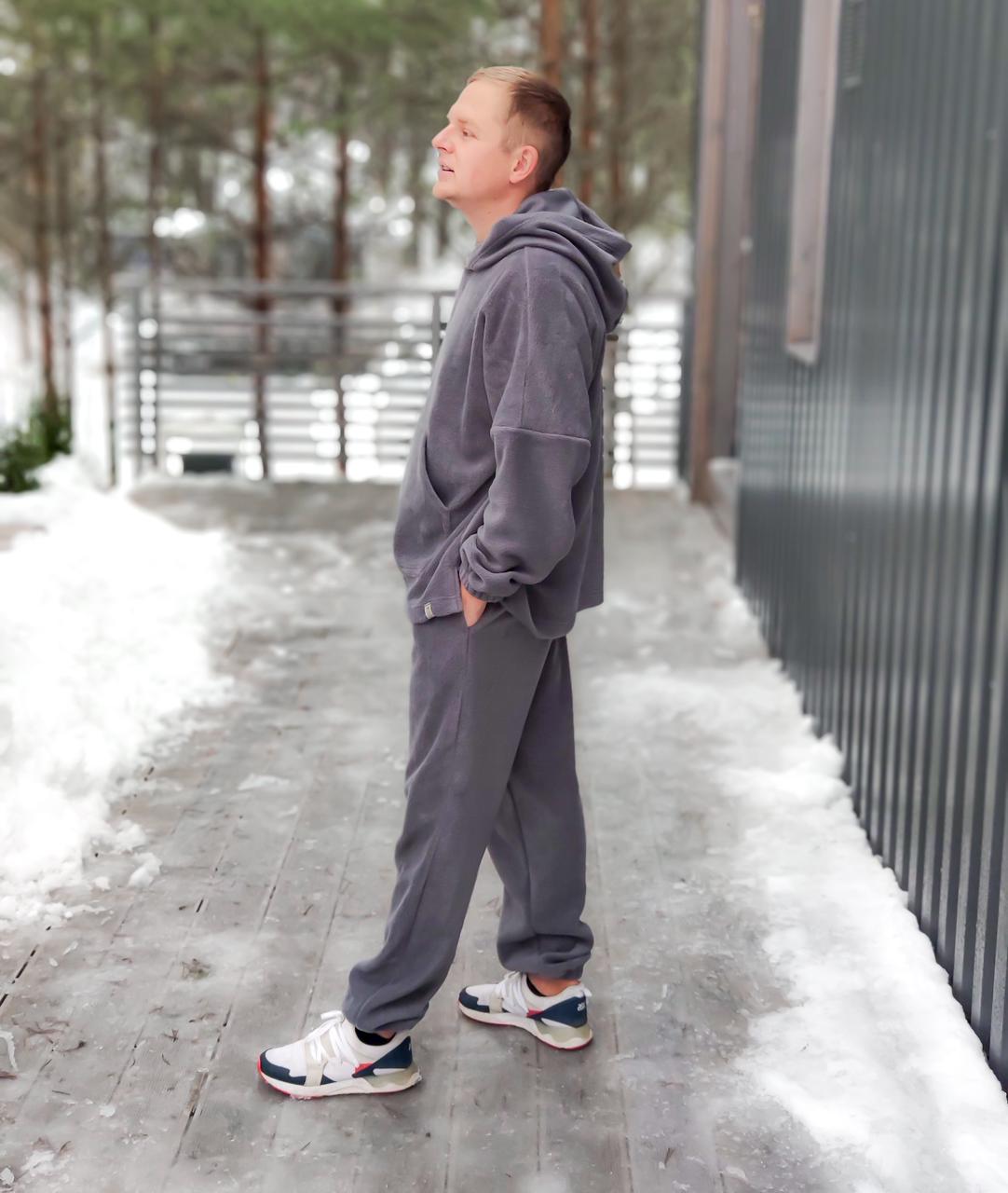 Флис Тёмно-серый