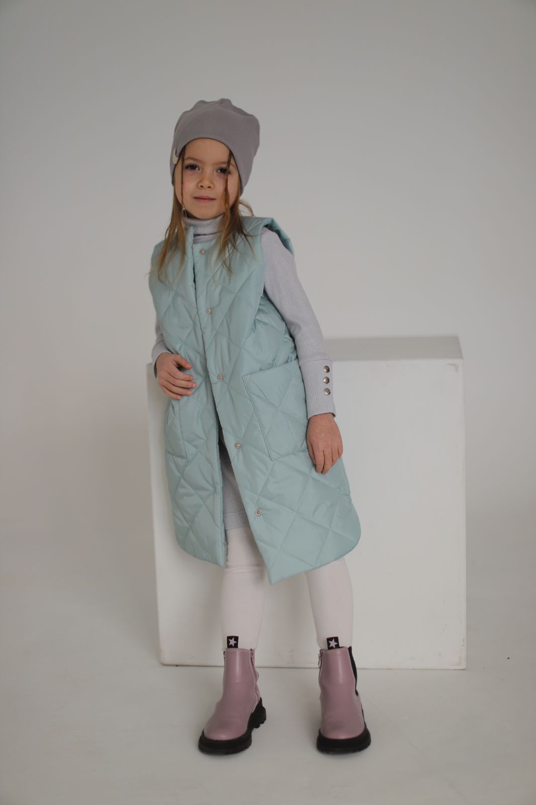 Жилетка Long мята