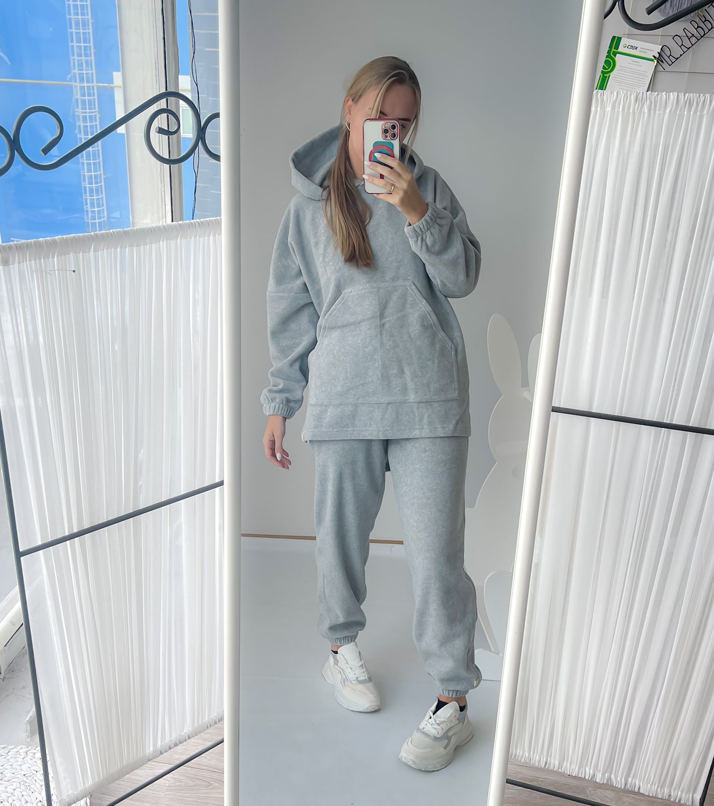 Комплект Soft Серый Меланж