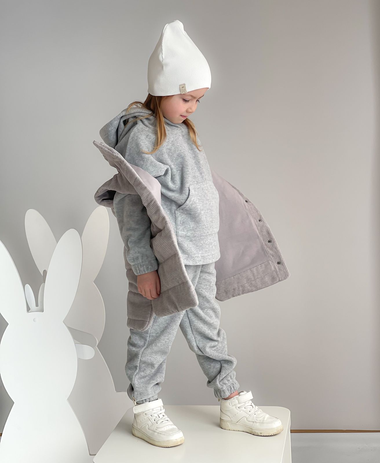 Комплект SOFT Серый Меланж