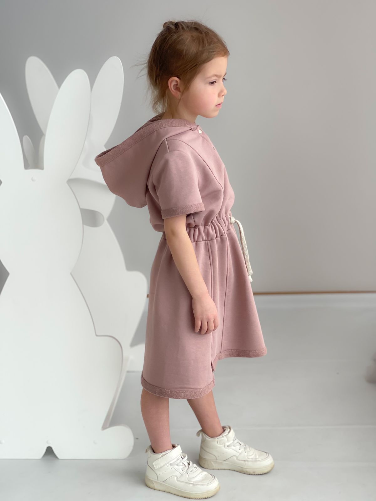 Платье Поло Пудра