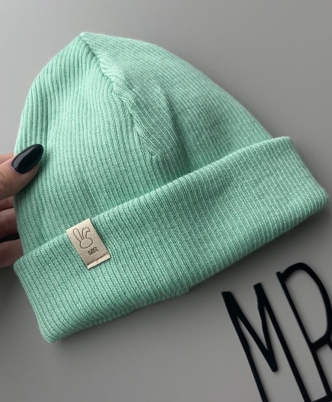 Шапка Шерсть-Акрил Аквамарин