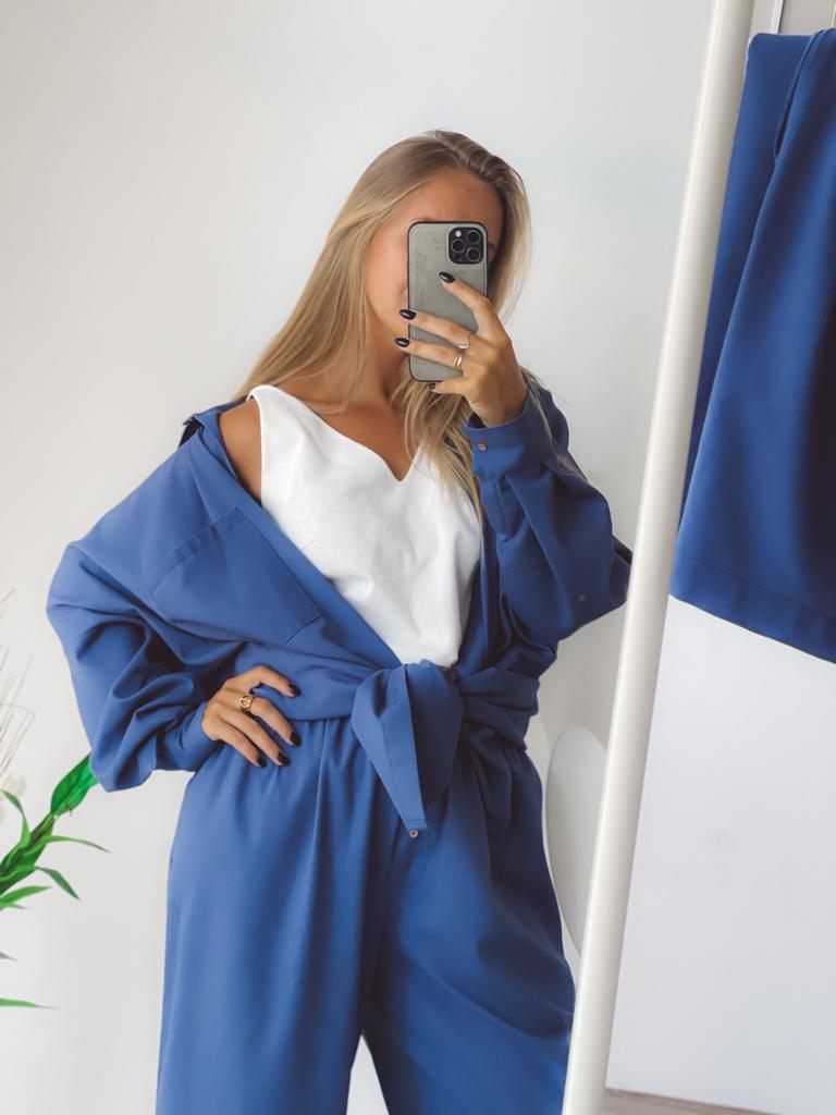 Комплект Linen (топ, рубаха, штаны)