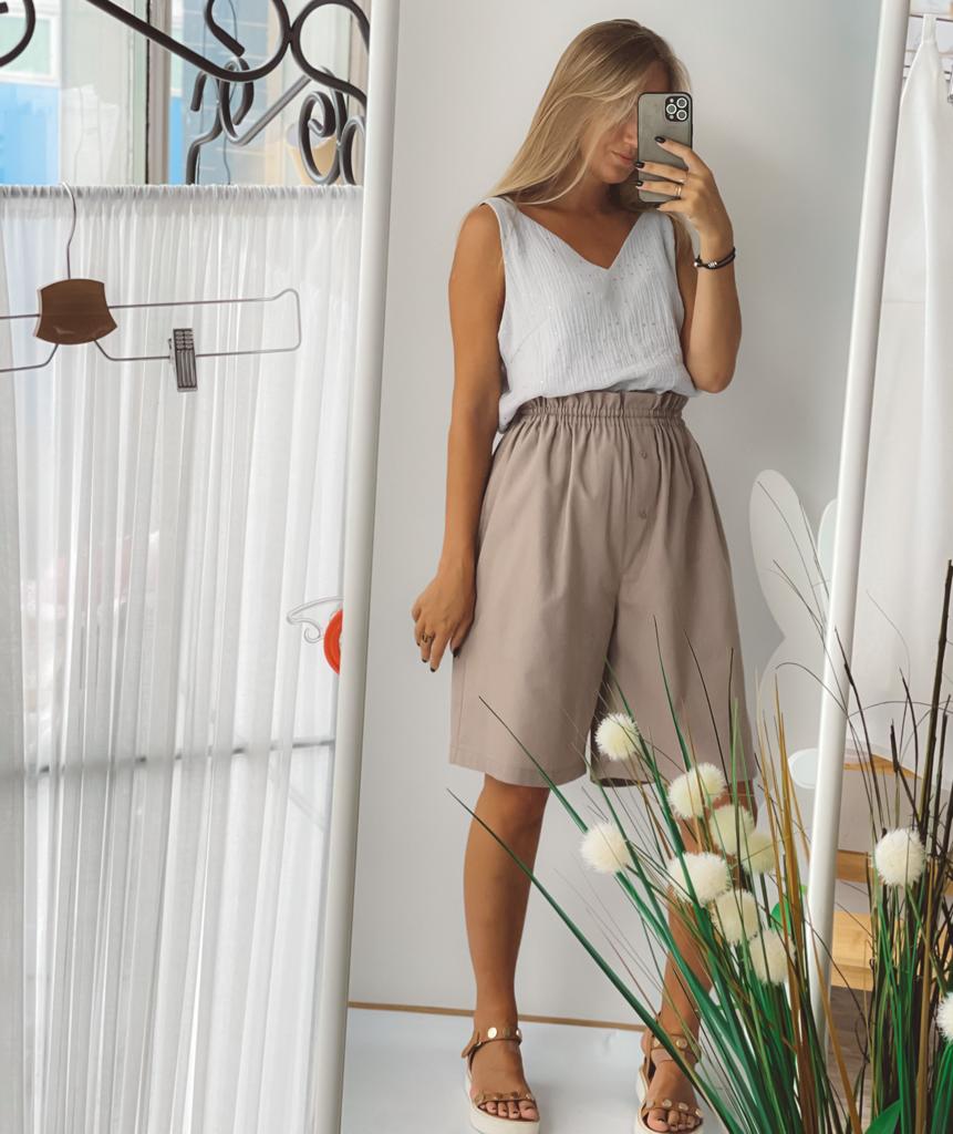 Комплект Linen (топ, шорты)