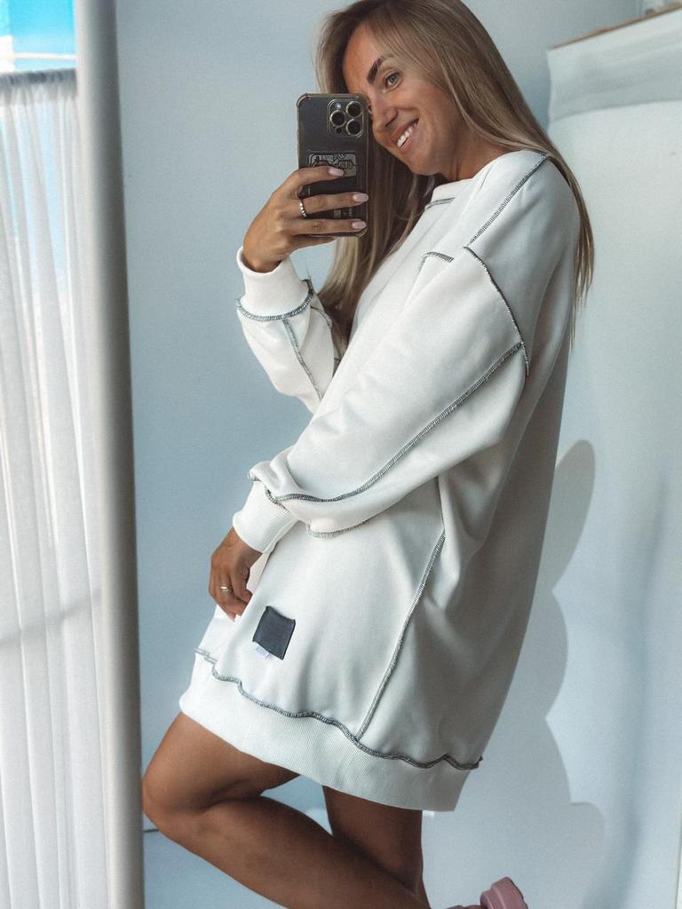 Балахон COLORS молочный