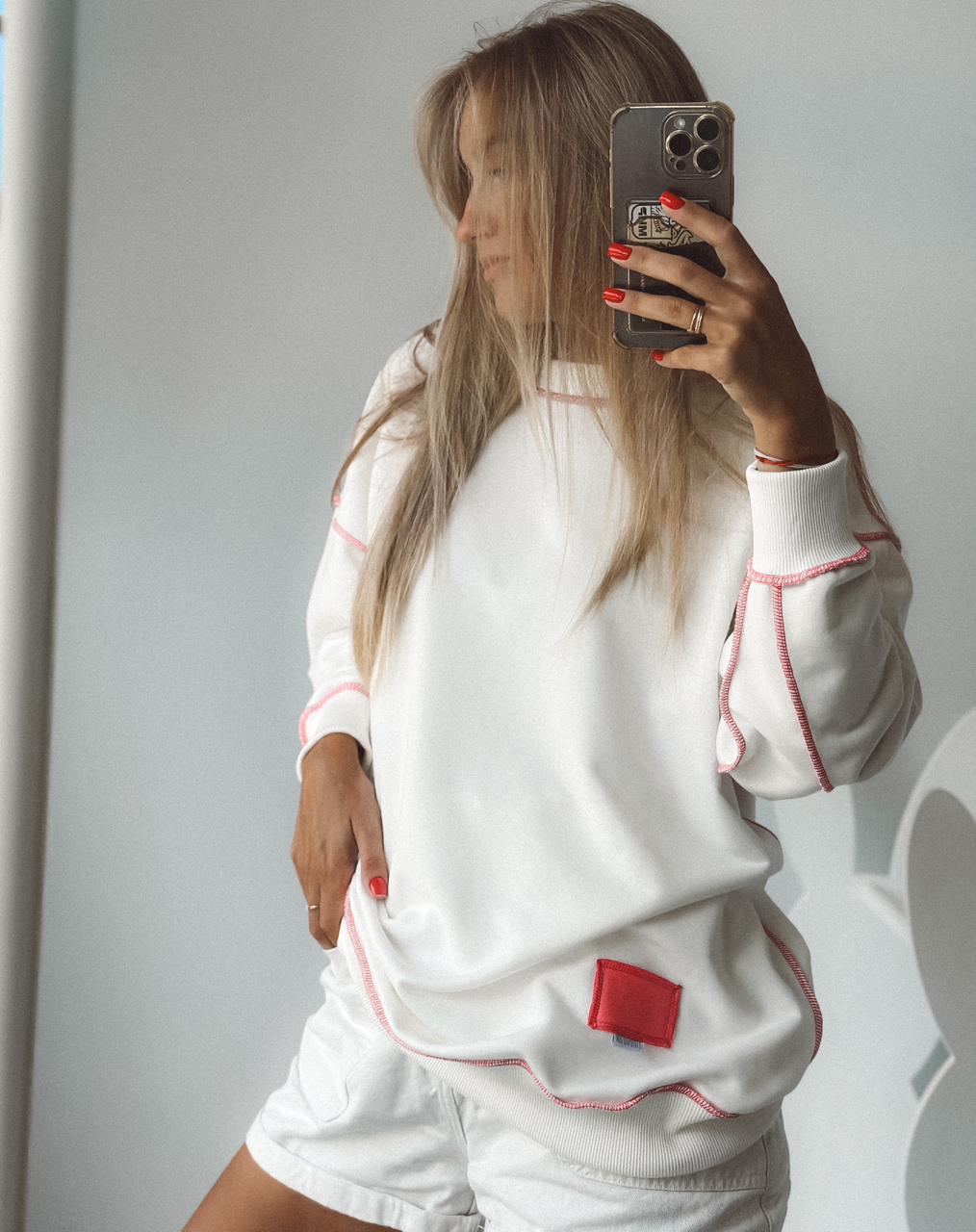 Балахон COLORS молочный