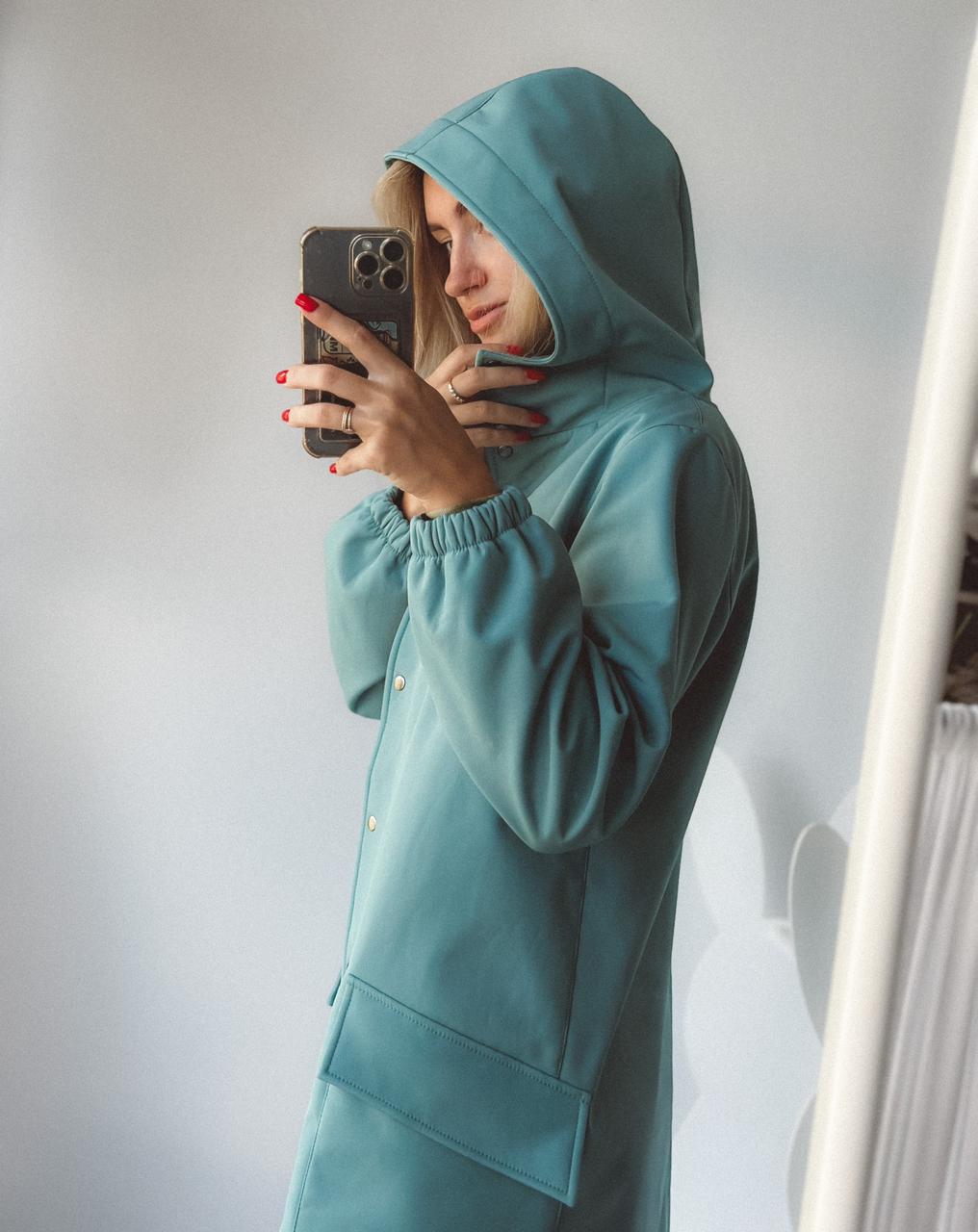 Плащ Rain Голубая ель