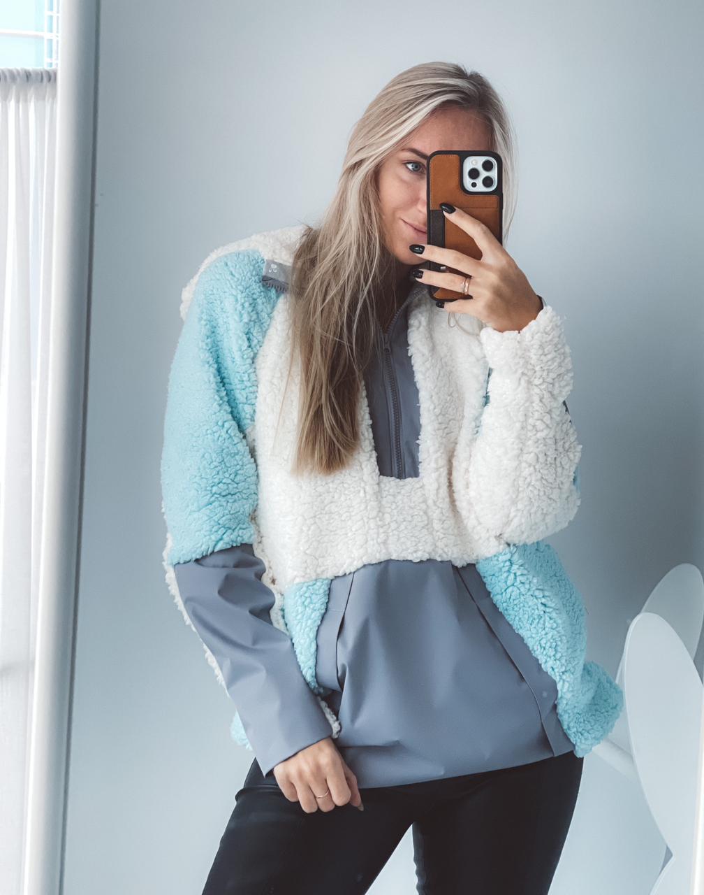 БОМБЕР «Плюш» Комбинированный