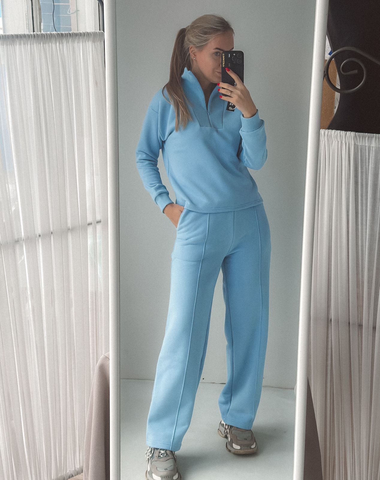 “Level 1» Трикотажный Комплект скай