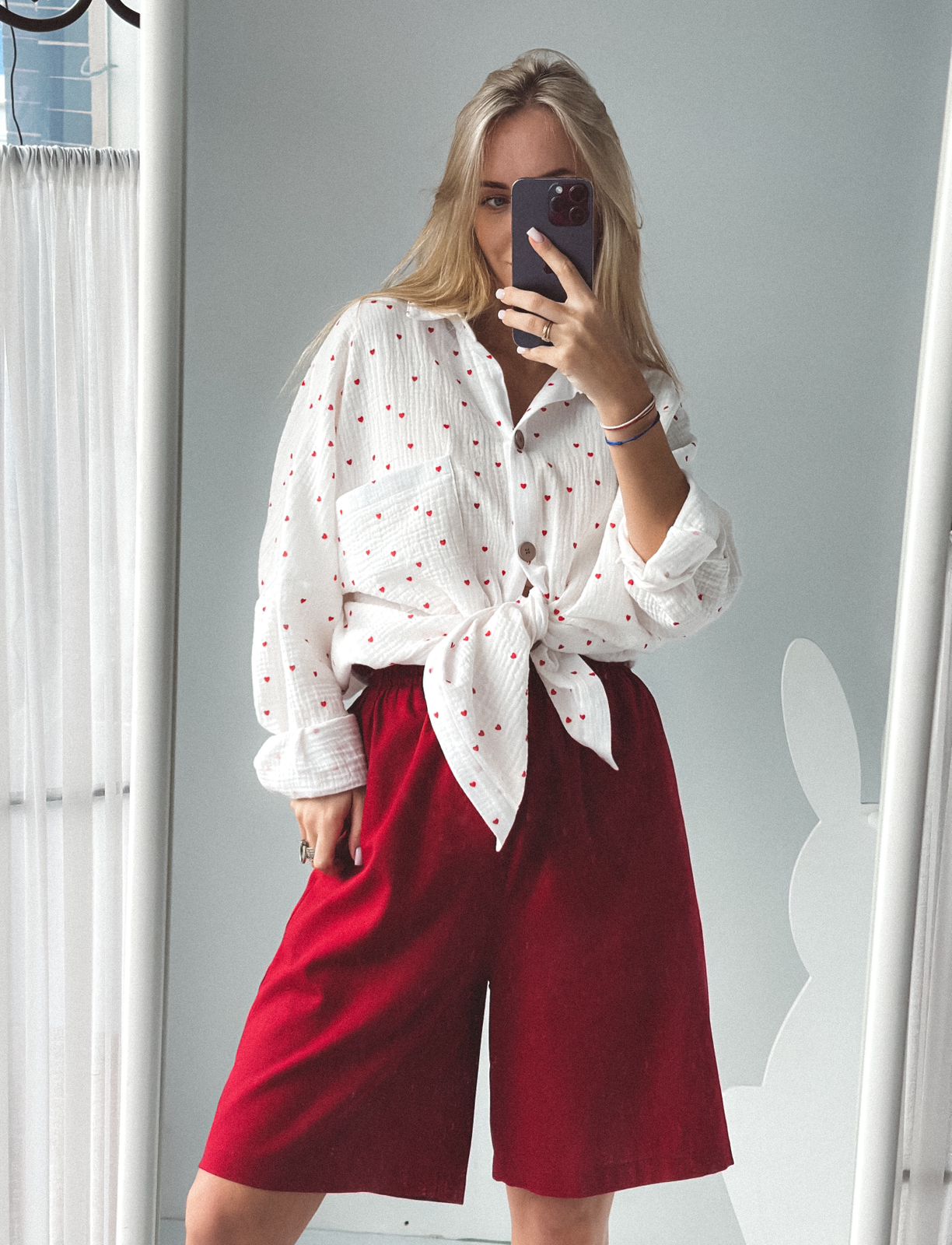 Комплект Linen (рубаха, шорты)