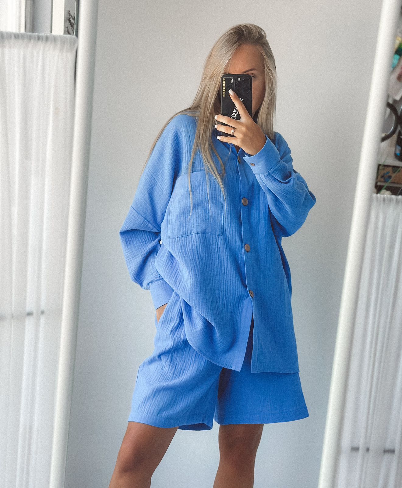 Комплект Linen (рубаха, шорты)