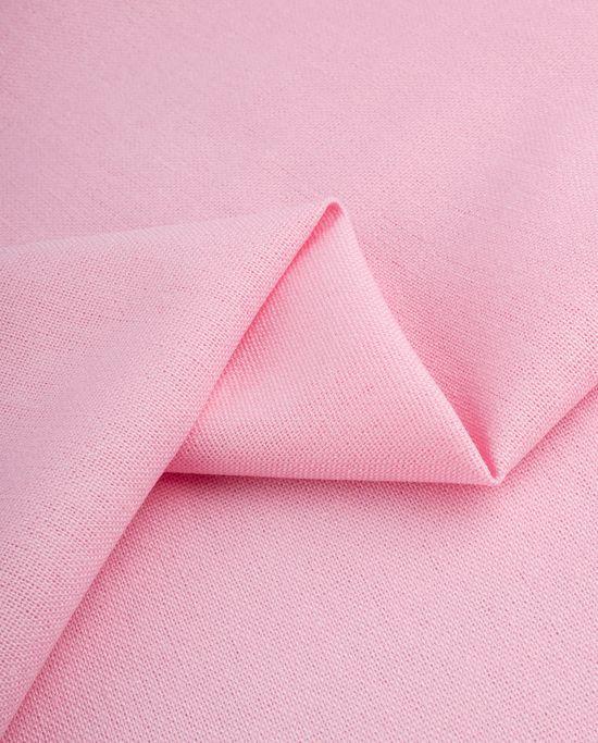 Конфетно розовый лён