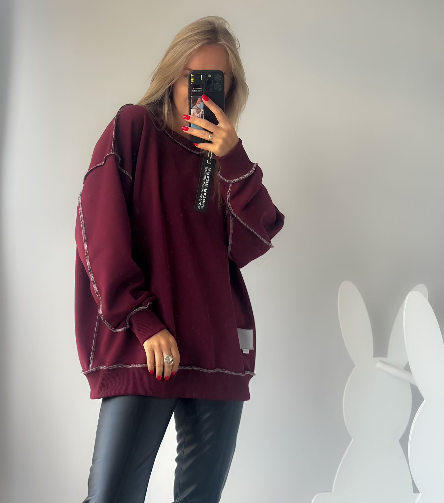 Балахон COLORS винный